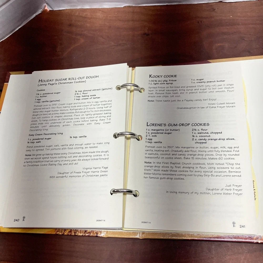 You Are My Sunshine Freyer Family 2014 Cookbook Morris Press Binder